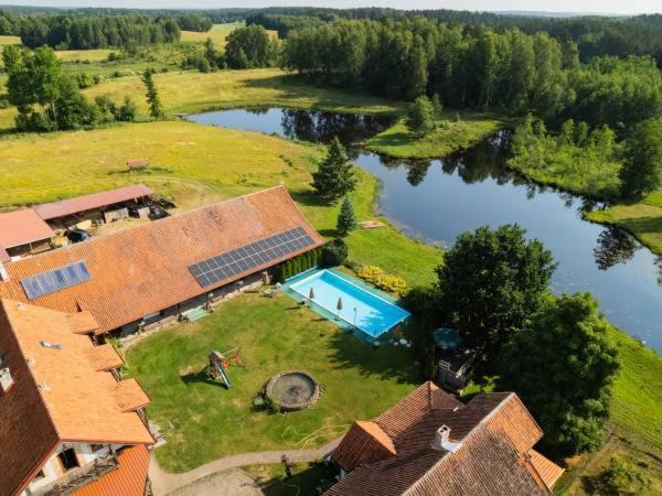Agroturystyka "Dworek U Pelcow" Ryn  Ngoại thất bức ảnh